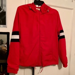 Red jacket